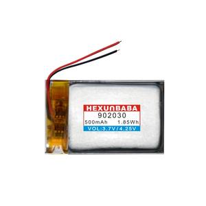 3.7V 500Mah 902030 <span class=keywords><strong>2</strong></span> Draden Polymeer Lithium Ion Li-Ion Batterij Voor Smart Watch Gps Mp4 Bluetooth Oortelefoon Luidspreker Mp3 L041 - Product Image 3