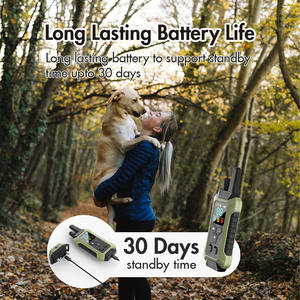 कुत्तों के लिए इलेक्ट्रॉनिक कॉलर कस्टम रिमोट ट्रेनर बेपर कंपन झटका कॉलर - Product Image 3