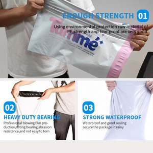 Bolsa de Envío de Correo Impresa a Color Personalizada, Bolsa de Embalaje Resistente a Impactos para Minoristas, Bolsa de Envío de Plástico de Fábrica - Product Image 5