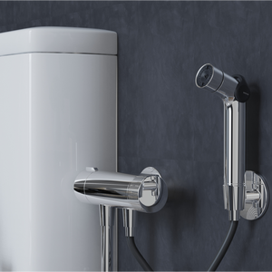 Tai nghe hình dạng hai chức năng hiện đại ABS treo tường shattaf Bidet phun với Dễ dàng cài đặt cho phòng tắm sử dụng - Product Image 6