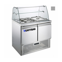 Heavy ybao – Table de préparation de Pizza commerciale, en acier inoxydable, pour supermarché, restaurant, barre de salade, équipement de réfrigérateur, Table de préparation de Sandwich