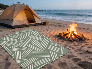 Tapis de patio réversible en polypropylène 100 % pour camping-car et caravane – Offre spéciale - Product Image 3