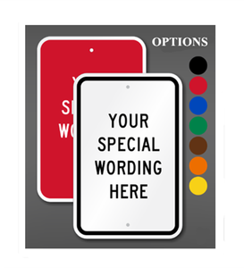 Segnaletica di avvertenza stradale in alluminio alluminio materiale segnaletica riflettore Stand rosso giallo blu colori neri - Product Image 1