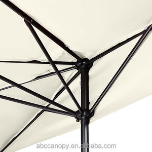Heather Beige Medio Patio Paraguas <span class=keywords><strong>Sombrilla</strong></span> plegable Sombrillas para muebles <span class=keywords><strong>de</strong></span> exterior para patio y uso en hoteles - Product Image 4