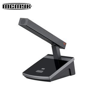 Mikrofon konferensi kondensor kualitas tinggi MOQ rendah XLR Model Desktop konektor Noise Cancelling untuk komunikasi berkabel jernih - Product Image 4