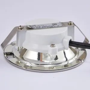 Vente directe d'usine pièces de rechange de capot de gamme de haute qualité DC 12V lampe à LED ronde blanche argentée