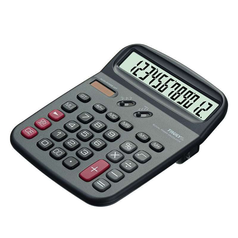 12 Digit Desktop Calculator with Large