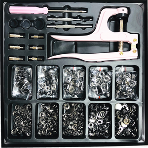 Outil d'installation de boutons en métal Costume de boutons-pression en cuivre pur <span class=keywords><strong>Snap</strong></span> Fastener Hidden Hook100Box Kit Cross-border - Product Image 3