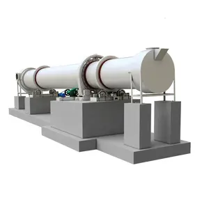Rotary Dryer 1.2*10m for coal gypsum Kaolin sludge rotary drying equipment drum dryer