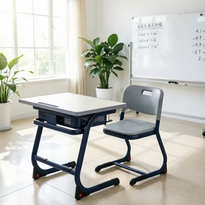 ชุดโต๊ะและเก้าอี้นักเรียนระดับประถมศึกษา ดีไซน์ตามหลักสรีรศาสตร์ - Product Image 1