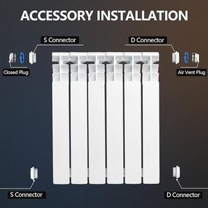 <span class=keywords><strong>Radiateur</strong></span> composite acier-<span class=keywords><strong>aluminium</strong></span> personnalisable populaire du fabricant pour la chaleur centralisée des chambres et salles de bain - Product Image 2
