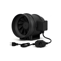 Ventilador de conducto en línea EC de plástico LONGWELL, ventilador de extracción de 4, 6 y 8 pulgadas, venta al por mayor, OEM