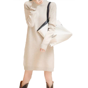 Suéter de Longitud Media para Mujer, Otoño Invierno, Capa Base de Cachemira Gruesa, Nuevo Estilo 2026, Top Largo y Cálido para Mujer - Product Image 2