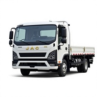 Camion léger JAC neuf de 5 tonnes, 4x2, 6 roues, conduite à gauche/droite, diesel, plateau plat, pour la livraison de marchandises