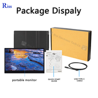 Monitor Portátil Táctil OEM ODM de 15.6 Pulgadas con Puerto Tipo-C, Interfaz USB, Panel LED TFT para Laptop, PC y Teléfono Móvil