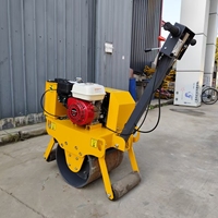 Petit compacteur d'asphalte hydraulique à double tambour pour parking