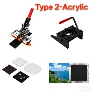 50*50/63,5*63,5/80*80/53*80mm DIY Kit Gereedschap Handleiding Koelkastmagneet Maakmachine Vierkante Koelkastmagneet Machine Platte Papierknipper - Product Image 2