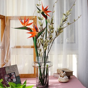 Plante artificielle de haute qualité, tige <span class=keywords><strong>Strelitzia</strong></span>, oiseau du paradis, <span class=keywords><strong>fleurs</strong></span> pour Arrangement de <span class=keywords><strong>fleurs</strong></span> intérieures, décor - Product Image 1