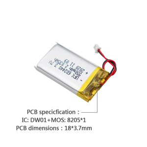 리튬 이온 폴리머 셀 공장 공급 자전거 라이트 배터리 UFX 602440 550mAh 3.7V 소형 Lipo 배터리 - Product Image 6