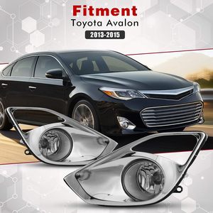 Phụ tùng ô tô Sương Mù Ánh sáng lái xe đèn cho TOYOTA <span class=keywords><strong>Avalon</strong></span> 2013 2014 2015 foglight 12V với chuyển đổi dây ABS Chrome lưới tản nhiệt Bìa - Product Image 2