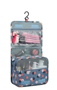Wholesale Large Capacity Terylene Portable Travel Toiletry Organizer Bag Waterproof Cosmetic <b>Makeup</b> Storage with Hook - Product Image 4