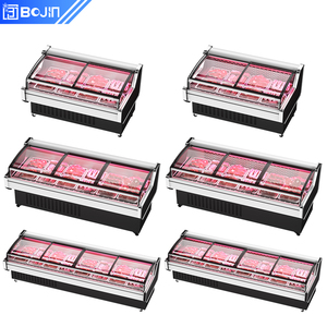 Vitrine <span class=keywords><strong>Réfrigérée</strong></span> Commerciale pour Viande Fraîche (Bœuf, Mouton, Porc) – <span class=keywords><strong>Armoire</strong></span> de Conservation <span class=keywords><strong>Réfrigérée</strong></span> Premium <span class=keywords><strong>4</strong></span> <span class=keywords><strong>Portes</strong></span> <span class=keywords><strong>4</strong></span> Étagères - Product Image 4