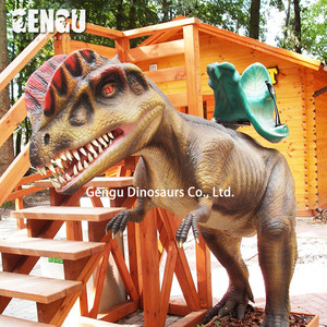 Increíble robot de paseo de dinosaurio de metal para escuelas Guarderías Lugares públicos como aeropuertos y centros comerciales - Product Image 5