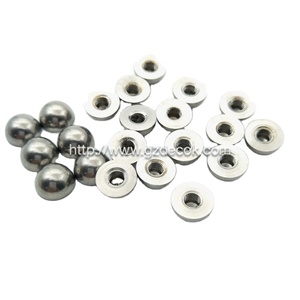 Semiesfera de Acero Sólido Decok de 10 mm con Orificio Roscado, Estándar AiSi, Pulido, Tolerancia del 1%, para Decoración y Pulido de Uñas - Product Image 2