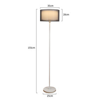 Lampadaire nordique salon canapé côté américain rétro lumière luxe chambre étude lampadaire Vertical