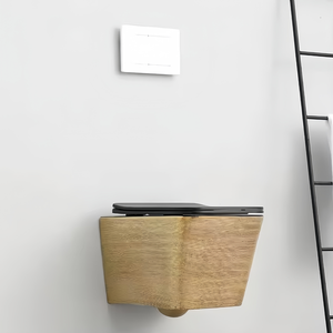 Articles sanitaires en or électrolytique de luxe <span class=keywords><strong>Wc</strong></span> <span class=keywords><strong>suspendu</strong></span> au mur en céramique cuvette de toilette salle de bain toilette suspendue au mur - Product Image 5