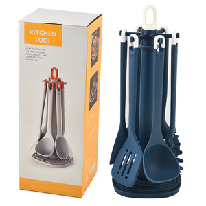 Ensemble d'ustensiles de cuisine en silicone, 7 pièces, spatule antidérapante, cuillère, ensemble d'outils de cuisine, passe au lave-vaisselle - Product Image 3