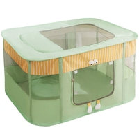 Tente de maternité pour animaux de compagnie pliable, couleur contrastante, espace de naissance pour chiots, enclos pour chiens, boîte de mise bas, maison pour animaux gestants