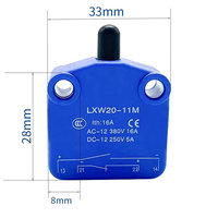 AC-12 de réinitialisation automatique 380V 16A interrupteur de protection thermique AC-15 400V 3A Micro interrupteur à action instantanée pour la mise à la terre
