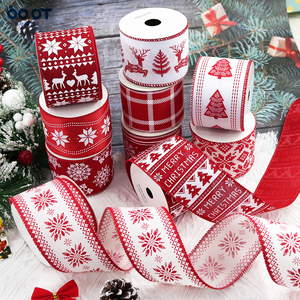 Kotak Natal dengan tepi kawat Natal, kemasan hadiah, pita dekoratif, dan kotak Natal - Product Image 4