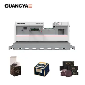 Máquina de corte de papel automática 800*620 placa de papel industrial vincando automática e máquina cortando para caixas