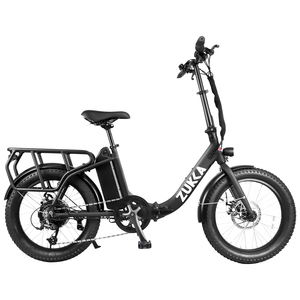 Vélo électrique pliable ZUKKA 48V 500W <span class=keywords><strong>à</strong></span> propulsion arrière, batterie lithium 15Ah, cadre en alliage d'aluminium, unisexe, grande autonomie, puissant, moteur sans balais - Product Image 3