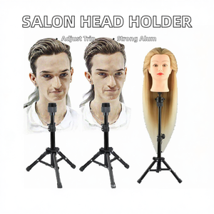 Soporte de Cabeza de Maniquí Ajustable de Aluminio Moderno y Duradero - Soporte de Trípode para Cabeza de Maniquí para Salón y Barbería - Product Image 2