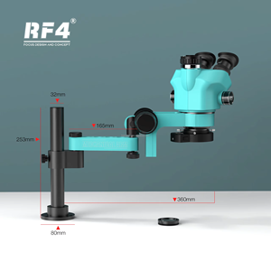Rf4 RF-7050PRO fo19 7-50x Zoom 0.5x CTV sửa chữa điện thoại trinocular kính hiển vi với gấp Swing cánh tay khung và Mat - Product Image 5