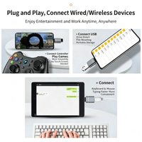 OTG Adapter Type-C to USB 3.0 Data Transfer Connection Flash Drive Converter Phone Accessory USB C OTG Connector