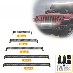 ไฟ LED แบบโค้ง Super Bright ขนาด 22/32/42/52 นิ้ว 2/3 แถว  แบบ Flood Combo Beam 12-60V 270W สำหรับรถ/รถบรรทุก - Product Image 5