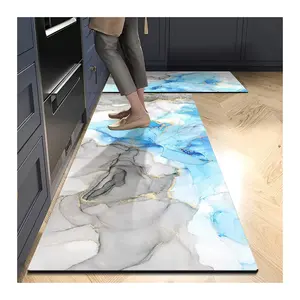 Đá Cẩm Thạch thấm sàn mềm Mat cho nhà bếp và phòng tắm lối vào, không trượt và nhanh chóng làm khô chân mat, mềm mại và da thân thiện
