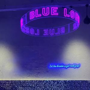 12V cerchio led al neon insegne <span class=keywords><strong>bar</strong></span> design di forma rotonda curvo luci al neon acrilico - Product Image 3