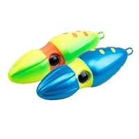Leurre Bionique en Plaque Métallique en Forme de Gourde 120g pour la Pêche en Mer à Bateau, Appât Artificiel Dur à Agitation Lente