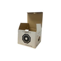 Boîte en carton ondulé personnalisée, boîte d'emballage à insertion unique, boîte en papier écologique personnalisée en gros