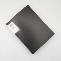 Carpeta de Presentación A4 Práctica en Color Caramelo, Carpeta Transparente Impermeable para Almacenamiento de Archivos Estudiantiles