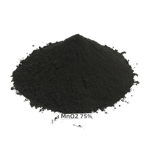 CAS NO 1313-13-9 Công Nghiệp Thủy Tinh Decolorizing Đại Lý Mangan Dioxide Bột 100-200 Lưới MnO2 75% - Product Image 1
