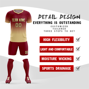 Maillot de football personnalisé en gros pour les clubs sportifs avec logo sur mesure, 100 % polyester - Product Image 3