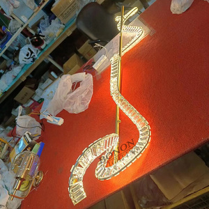 Iluminación de cristal creativa personalizable, lámpara de Arte de tamaño pequeño, altura ajustable para comedor, sala de estar, dormitorio, Club, fábrica - Product Image 6