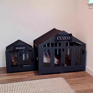 Vendita calda moderna casa per cani Premium in legno casa per cani con personalizzazione gratuita più colori - Product Image 5
