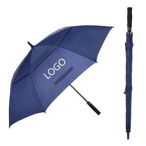 Automatic Open Golf <b>Umbrella</b> Large Oversize Double Canopy Vented <b>Windproof</b> Waterproof Stick <b>Umbrellas</b> for Rain - Product Image 1